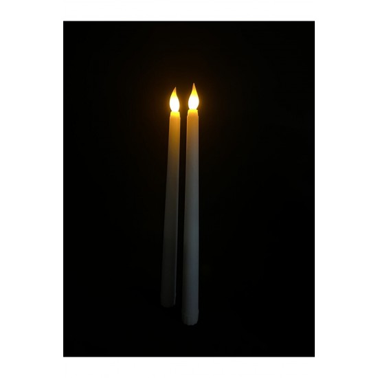 Seninmio Dekoratif 10'lu Led Şamdan Mum 27 Cm Pilli Seninmio Dekoratif 10'lu Led Şamdan Mum 27 Cm Pilli