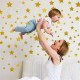 Gold Yıldız Set Bebek & Çocuk Odası Duvar Sticker Çıkartma Seti Gold Yıldız Set Bebek & Çocuk Odası Duvar Sticker Çıkartma Seti