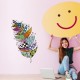 Rengarenk Tüy Bebek & Çocuk Odası Duvar Sticker Çıkartma Seti