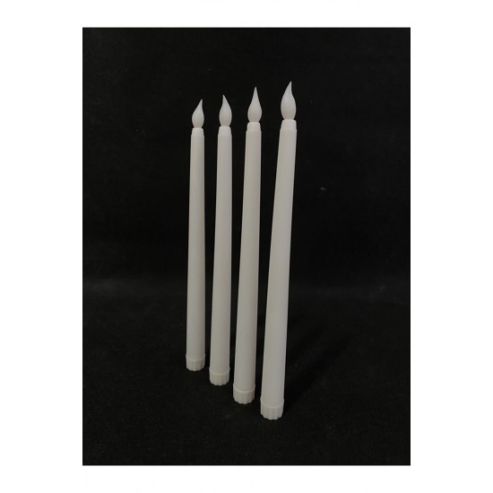 Seninmio Dekoratif 10'lu Led Şamdan Mum 27 Cm Pilli Seninmio Dekoratif 10'lu Led Şamdan Mum 27 Cm Pilli