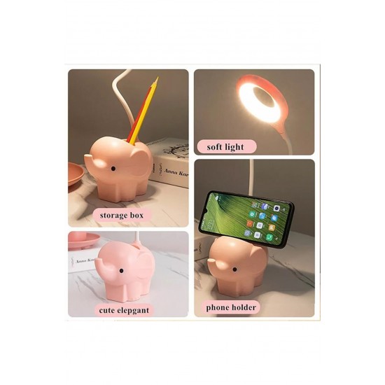 Seninmio Şarjlı Fil Masa Lambası Pembe Seninmio Şarjlı Fil Masa Lambası Pembe